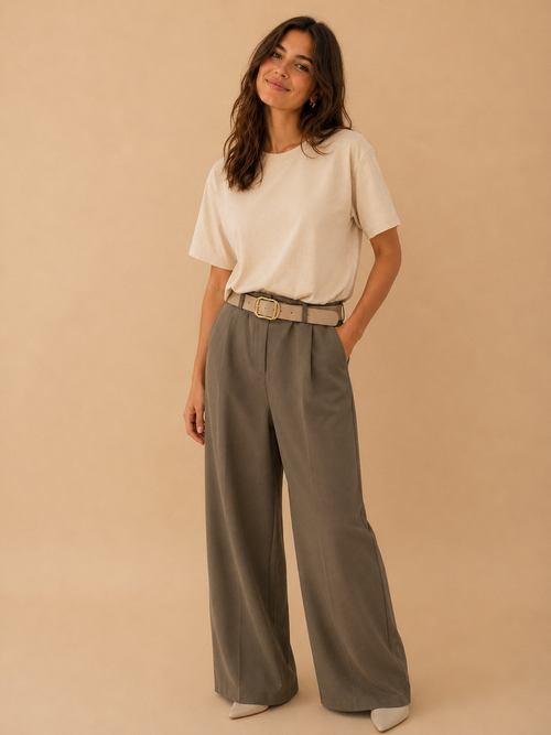 PANTALONE CON CINTA