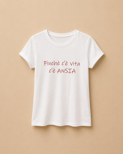 T-SHIRT CON SCRITTA