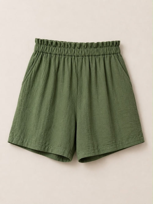 SHORTS CON ELASTICO IN VITA