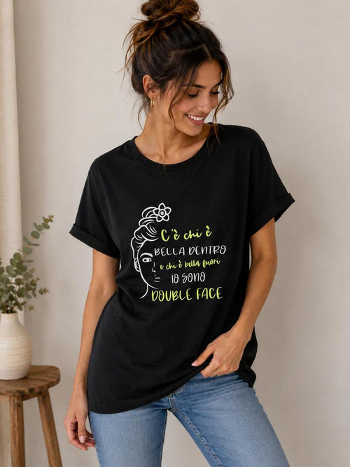 T SHIRT DOUBLE FACE