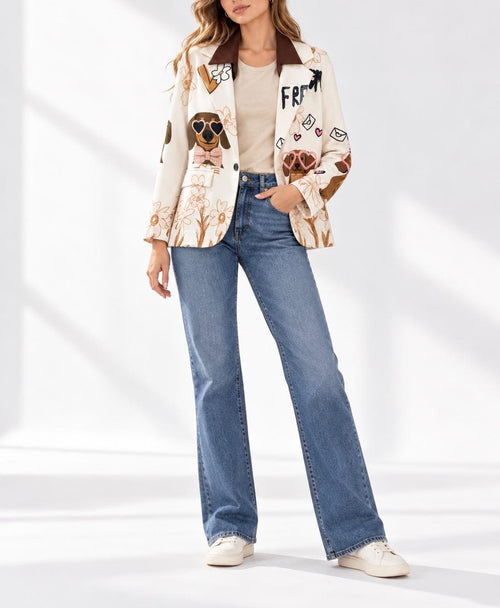BLAZER STAMPA DOG