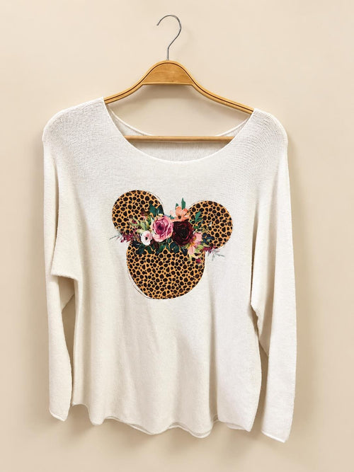 PULL MINNIE ANIMALIER