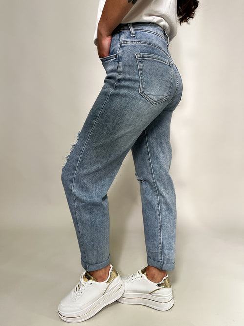 Jeans Mom Strappati