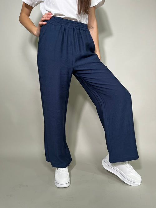 Pantalone Effetto Lino