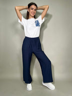 Pantalone Effetto Lino