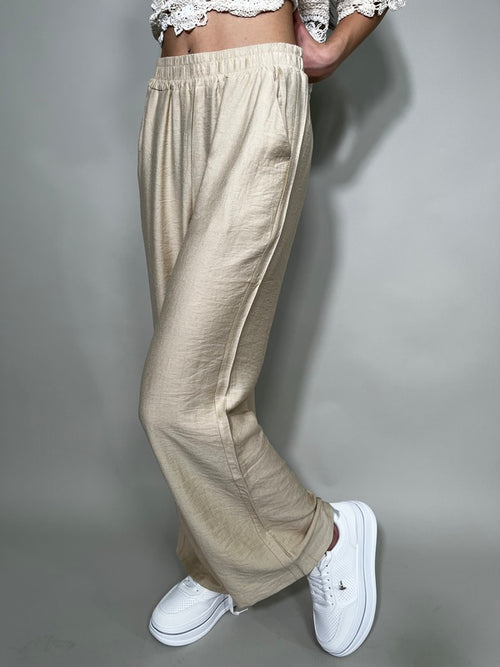 Pantalone Effetto Lino