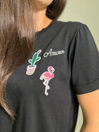 T-shirt Ricamo