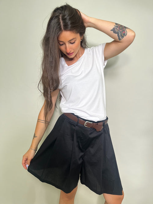 T-shirt Viscosa Taglio Vivo