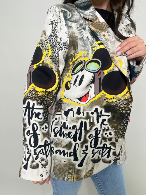 Blazer Over Mickey Mouse