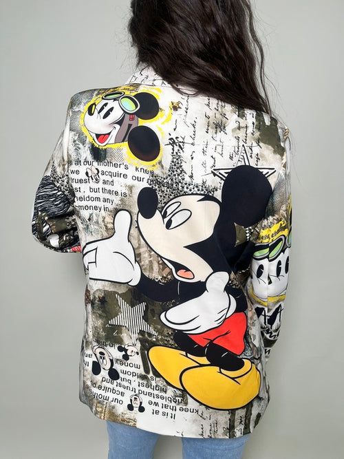 Blazer Over Mickey Mouse