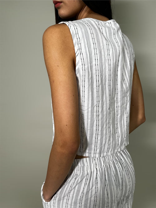 Completo gilet e bermuda