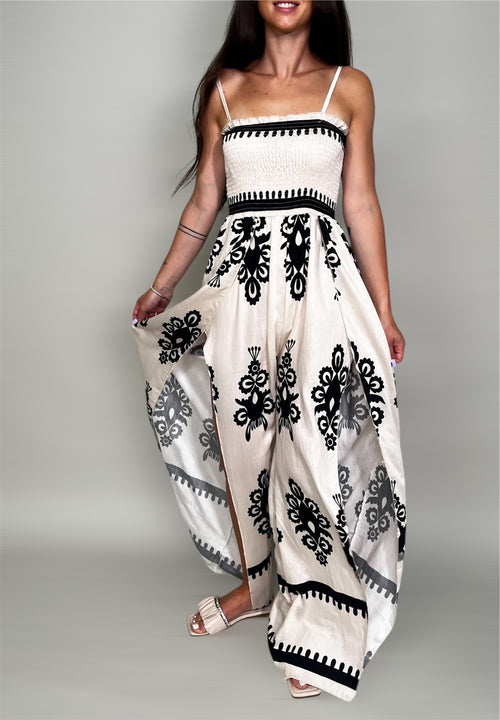 Tuta Cotone Misto Lino