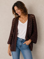 CARDIGAN TRAFORATO