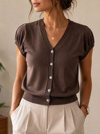 MAGLIA CON BOTTONCINI