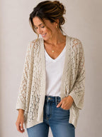 CARDIGAN TRAFORATO