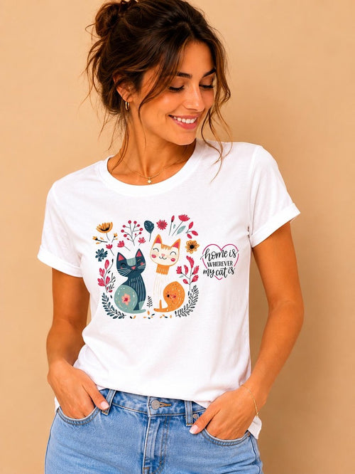 T-shirt I LOVE MY CAT