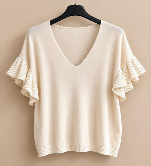 MAGLIA CON SCOLLO V
