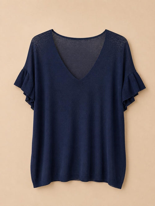 MAGLIA CON SCOLLO V