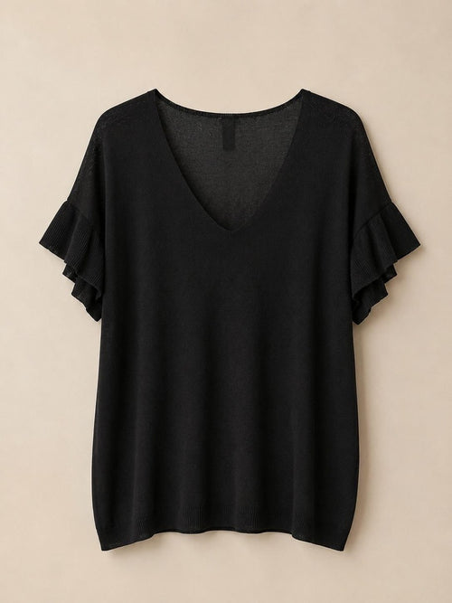 MAGLIA CON SCOLLO V
