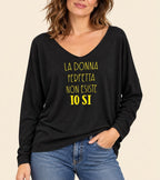 MAGLIA MANICA LUNGA CON SCRITTE