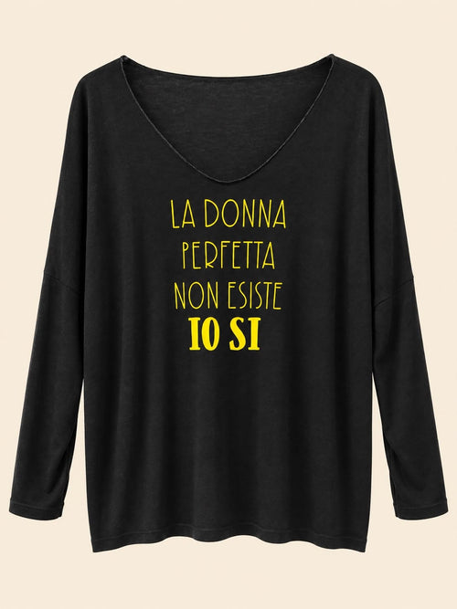 MAGLIA MANICA LUNGA CON SCRITTE
