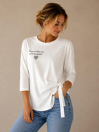 MAGLIA CON FIOCCO
