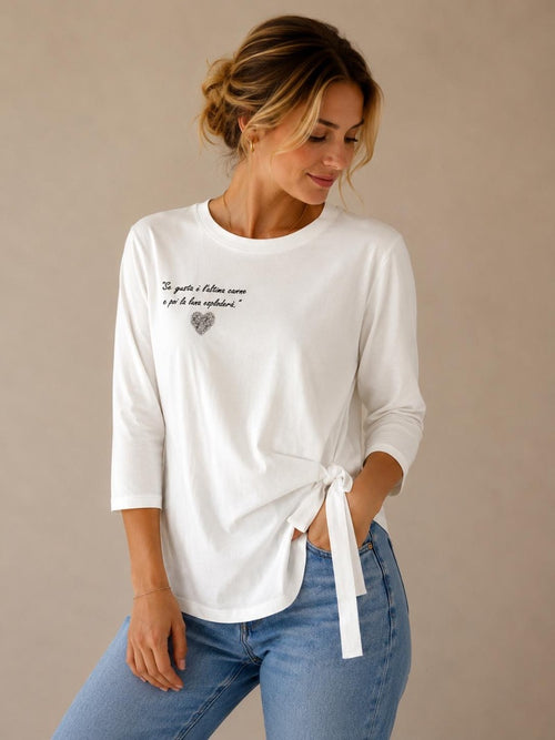 MAGLIA CON FIOCCO