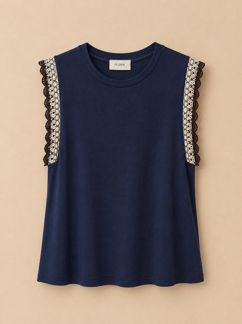 MAGLIA CON PIZZO