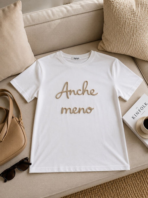 T-SHIRT CON SCRITTA