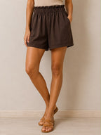 SHORTS CON ELASTICO IN VITA