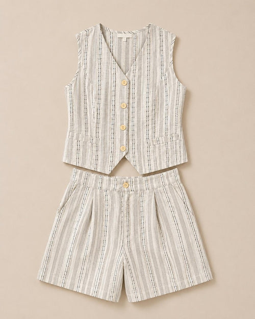 Completo gilet e bermuda