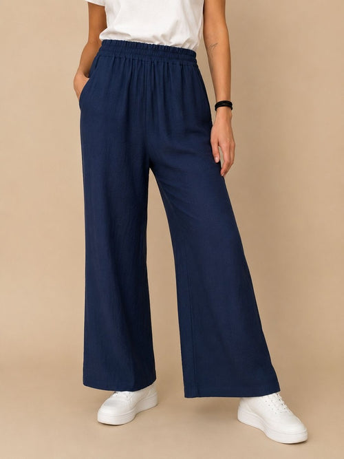 Pantalone Effetto Lino