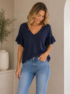 MAGLIA CON SCOLLO V