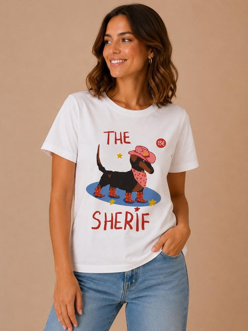 T-SHIRT CON STAMPA