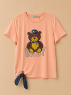 T-SHIRT ORSETTO e FIOCCO