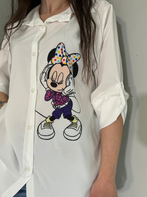 Maxi Camicia Cartoon
