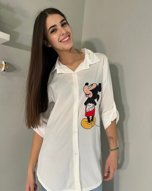 Maxi Camicia Cartoon