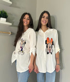 Maxi Camicia Cartoon