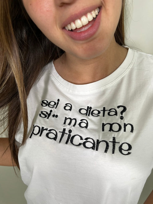 T-shirt Ricamo