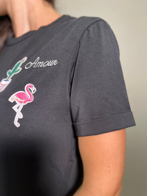 T-shirt Ricamo