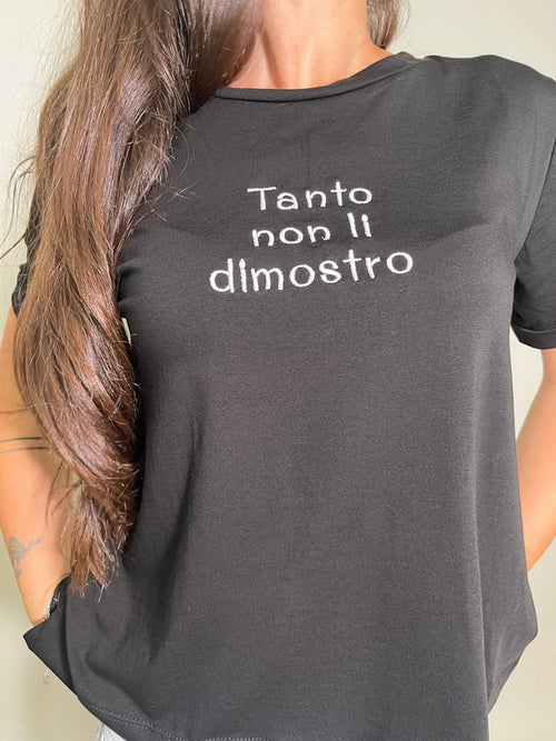 T-shirt Ricamo