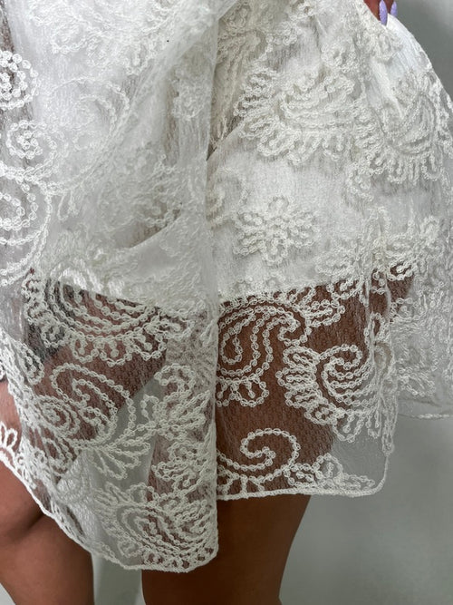 Abito Effetto Tulle
