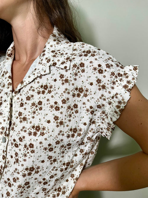 Camicetta Con Fiori