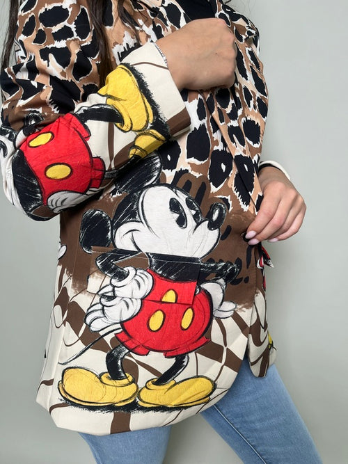 Blazer Over Mickey Mouse