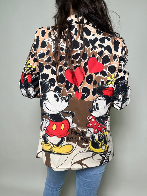 Blazer Over Mickey Mouse