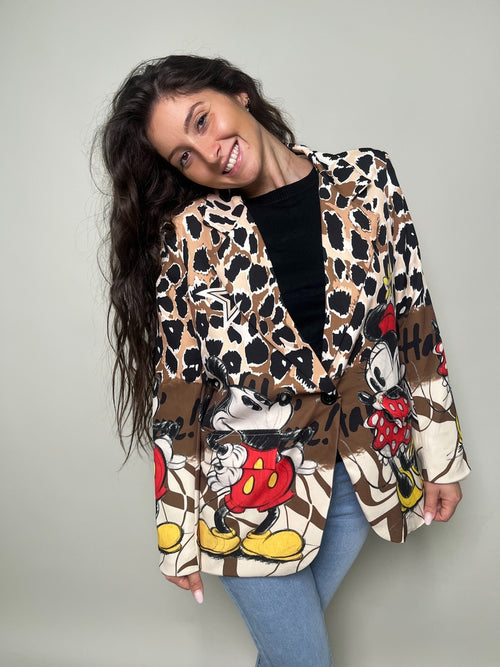 Blazer Over Mickey Mouse