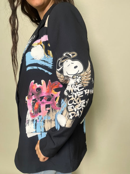 Blazer Over Snoopy
