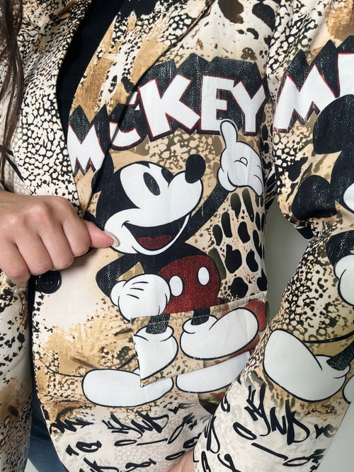 Blazer Over Mickey Mouse