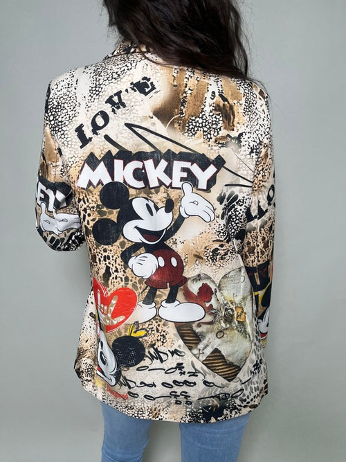 Blazer Over Mickey Mouse