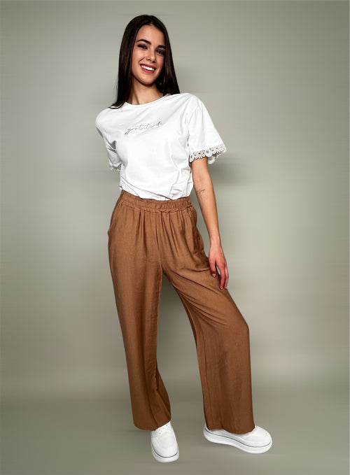 T-shirt Cotone Scritta